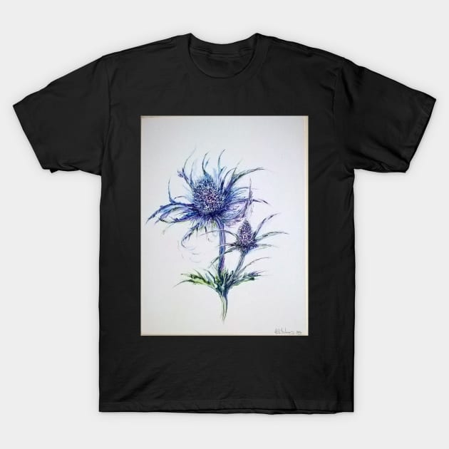 Thistle T-Shirt by myboxerdog